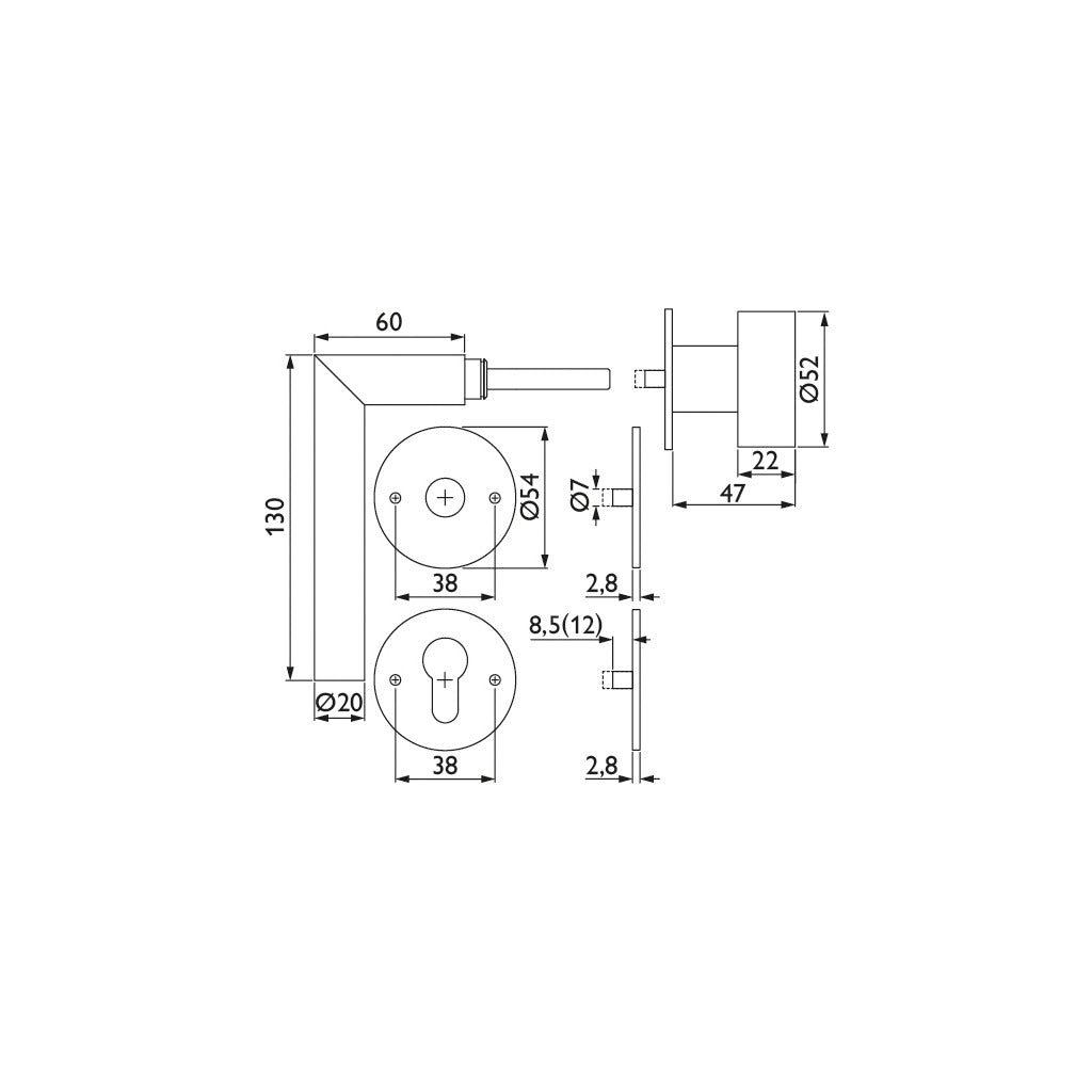 Interchangeable fitting model Basic 02