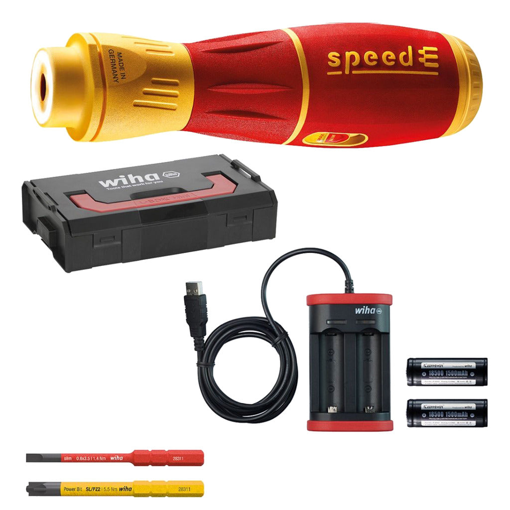 E-screwdriver set speedE II 7-piece