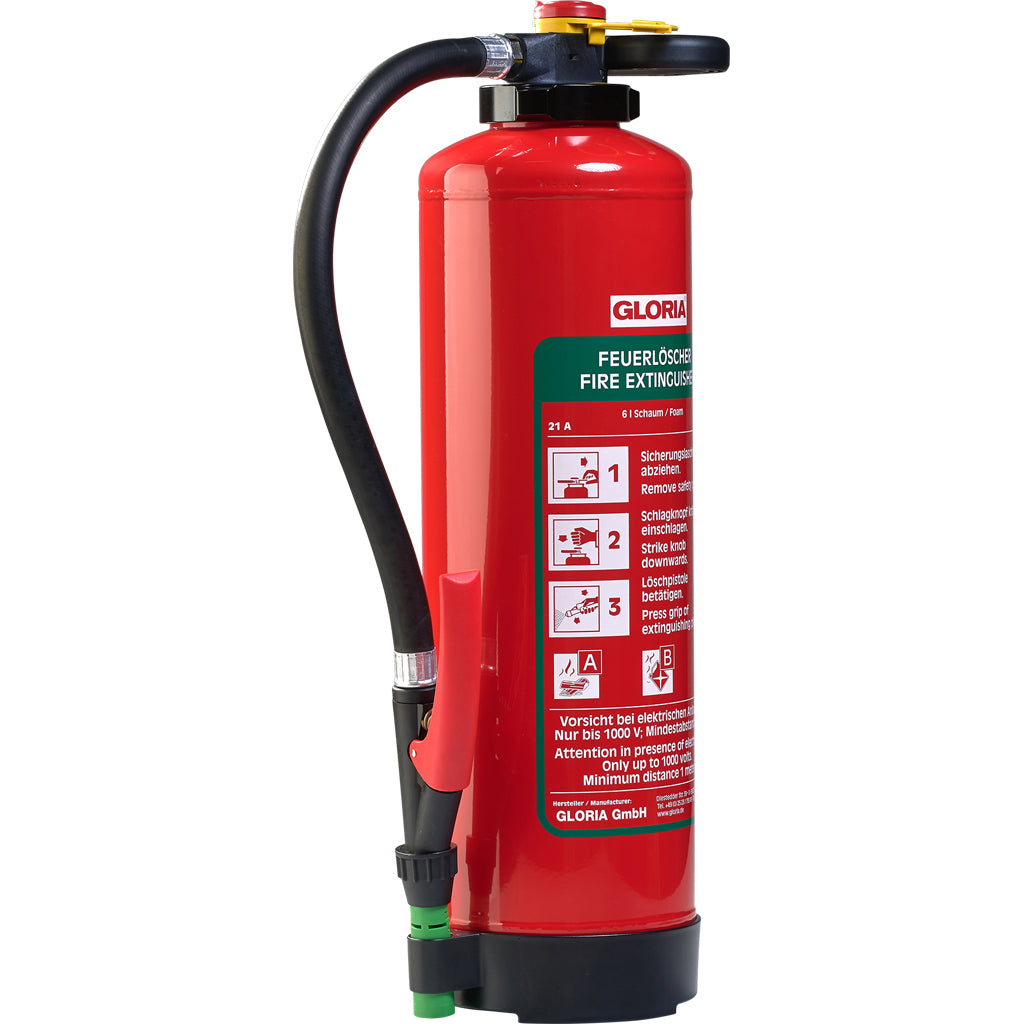 Foam refill fire extinguisher SBF 6 PRO / fluorine-free foam