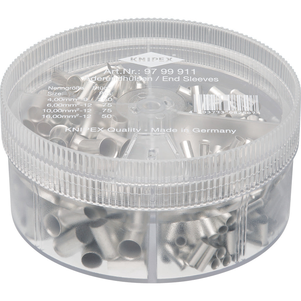 Terminali a bussola non isolati Knipex - scatola assortimento