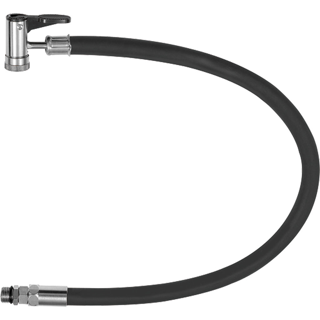 Hose with lever connector