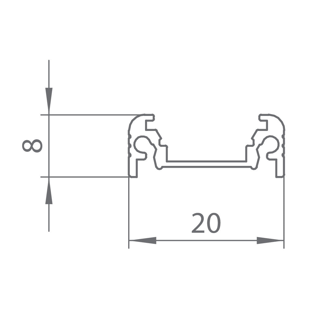 Duo Anbauleuchte Top