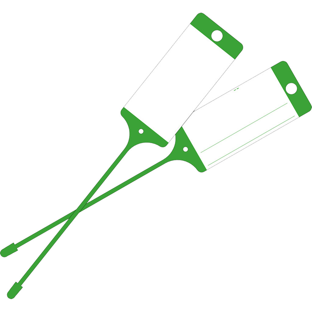 Goods label / green, neutral