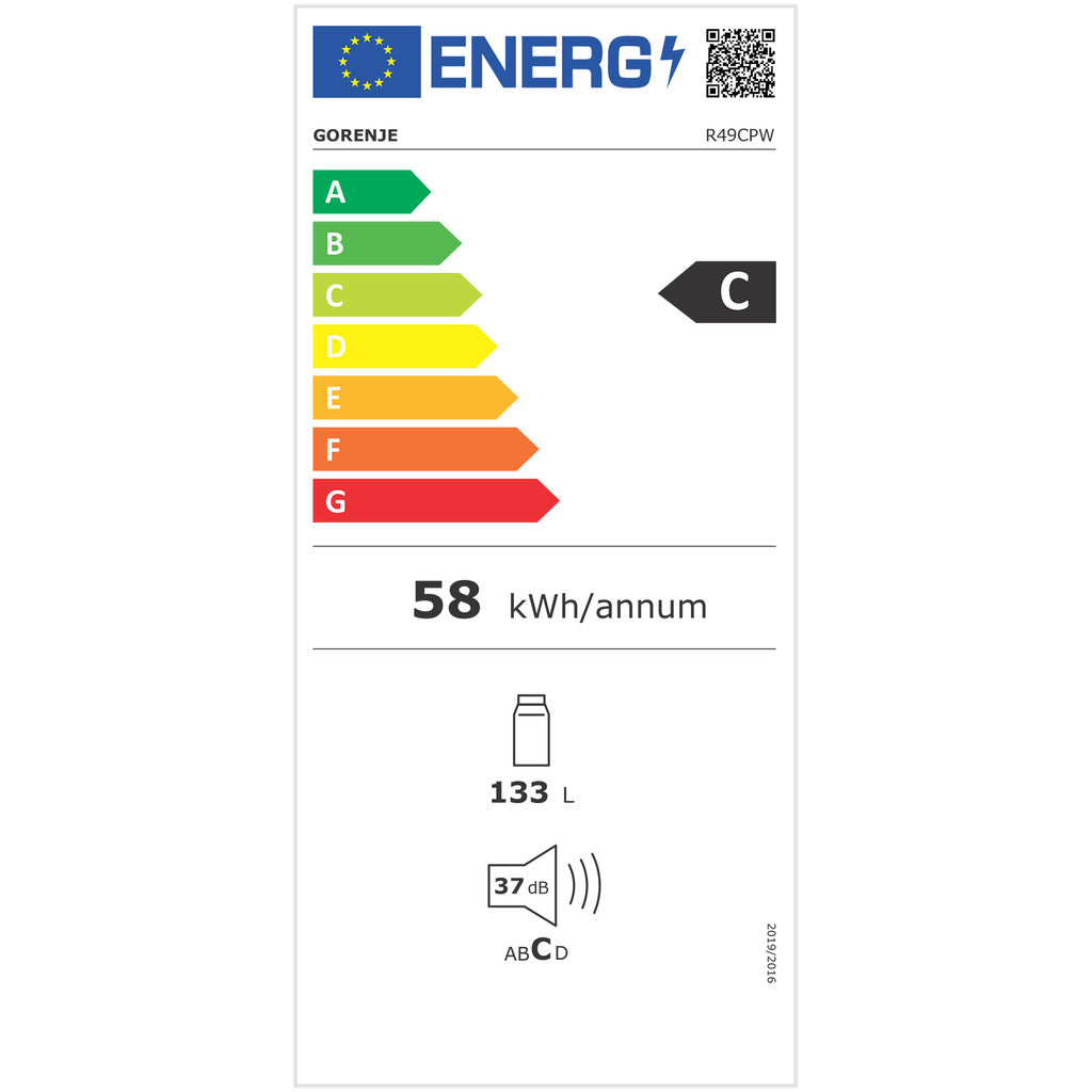 Freestanding refrigerator without freezer compartment R49CPW