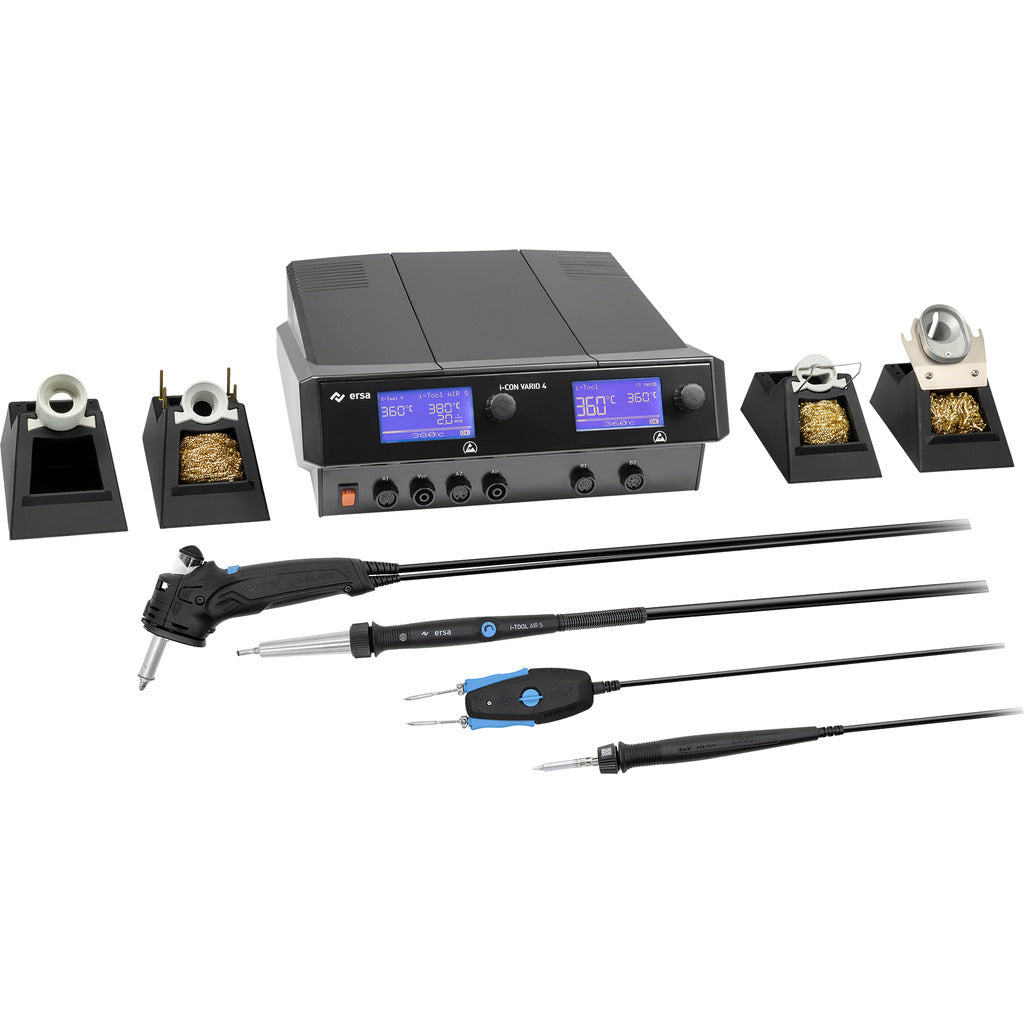 Stazione di saldatura e dissaldatura multicanale i-CON VARIO 4 MK2 / con interfaccia