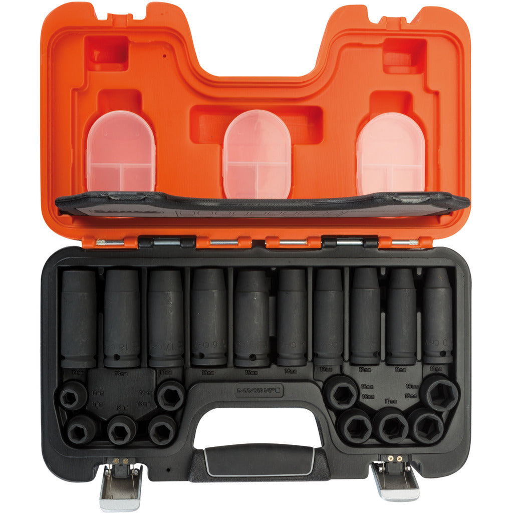 Set di bussole a impatto con attacco da 1/2"