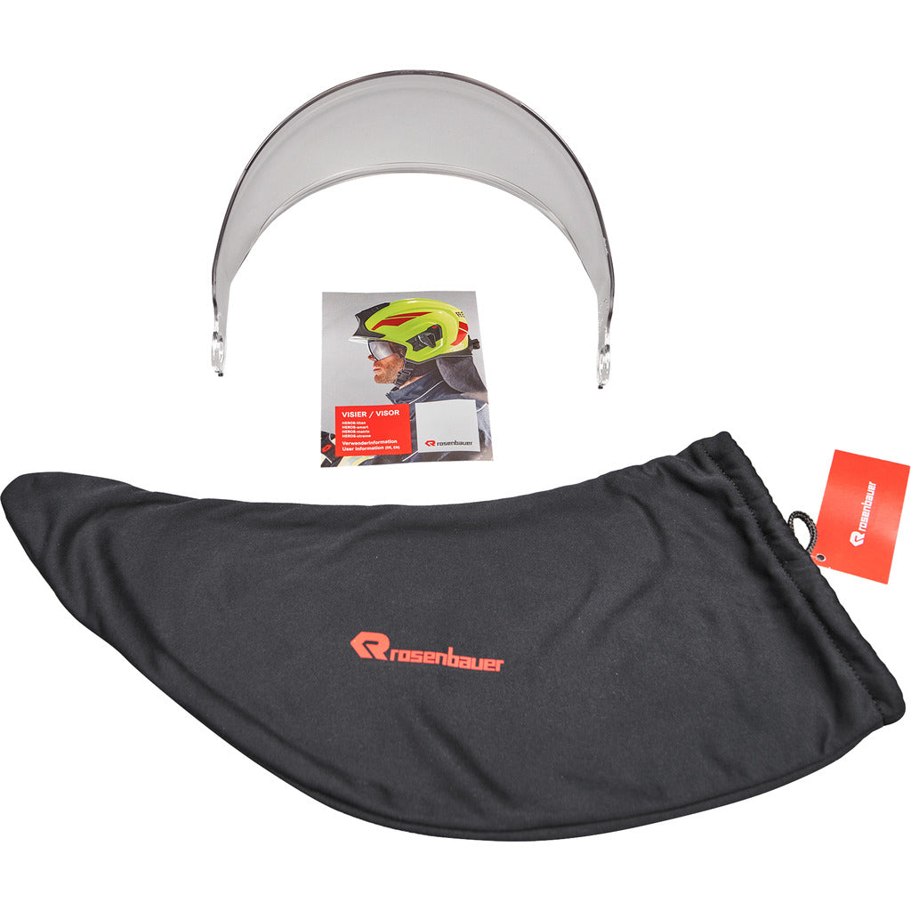 Gesichtsschutzvisier transparent für HEROS Feuerwehrhelme