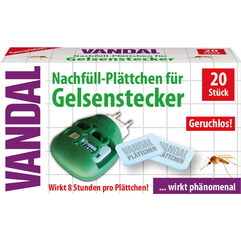 Vandal refill plates for mosquito plugs SA