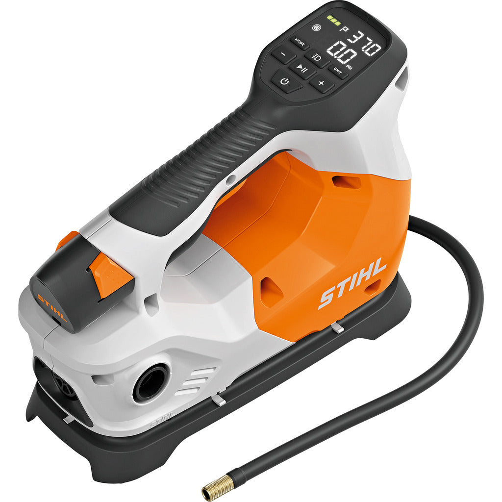 Stihl KOA 20 cordless compressor with AS 2 battery and charger
