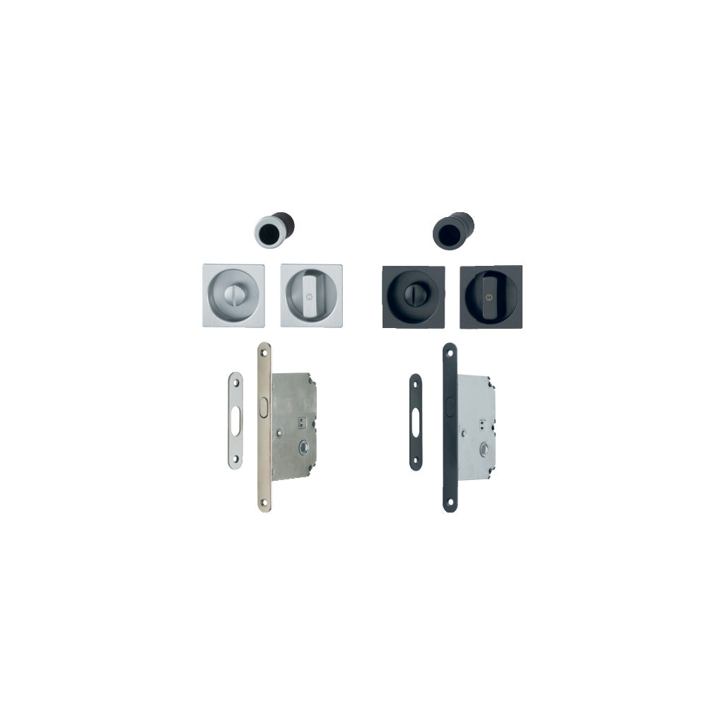 Sliding door handle set 4921-WC