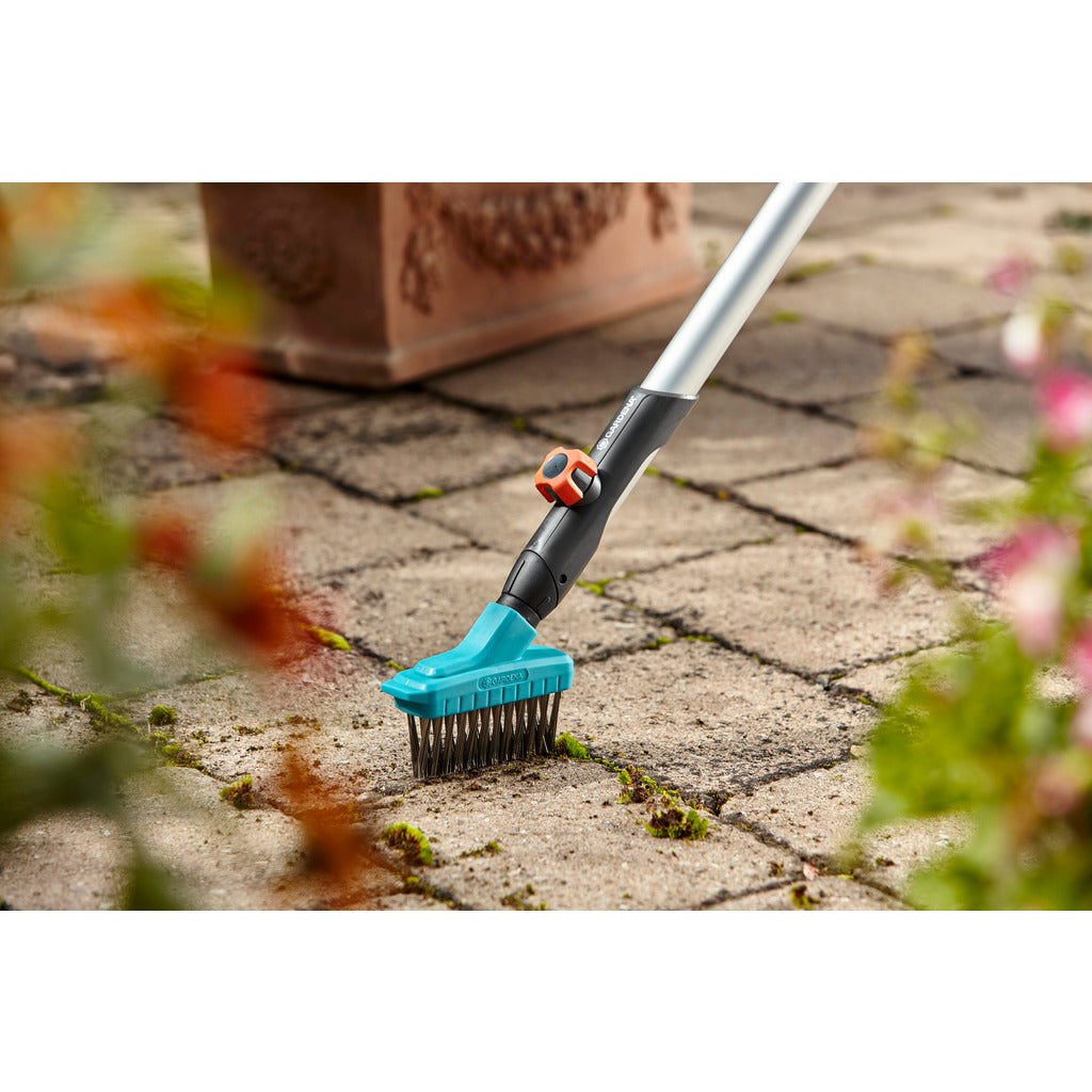 Gardena combisystem complete package (street broom + joint brush + handle)