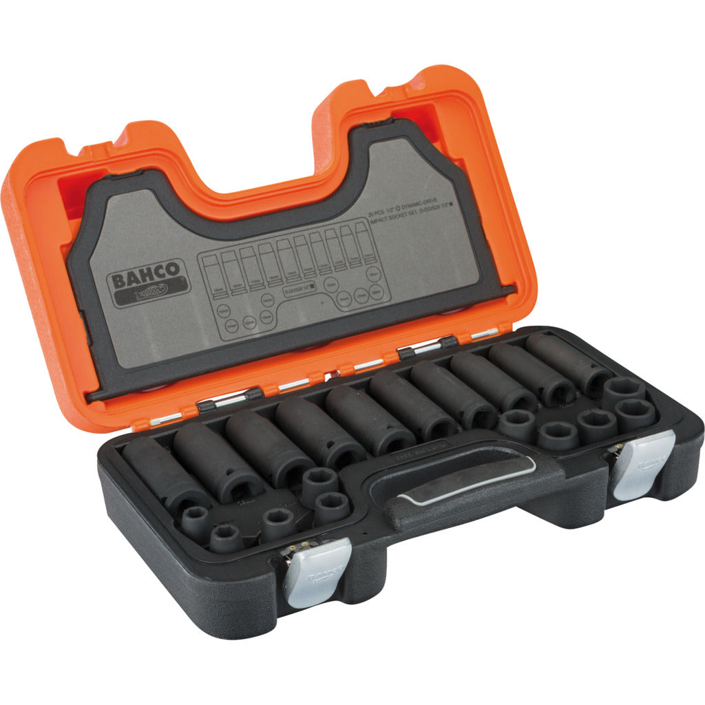 Set di bussole a impatto con attacco da 1/2"