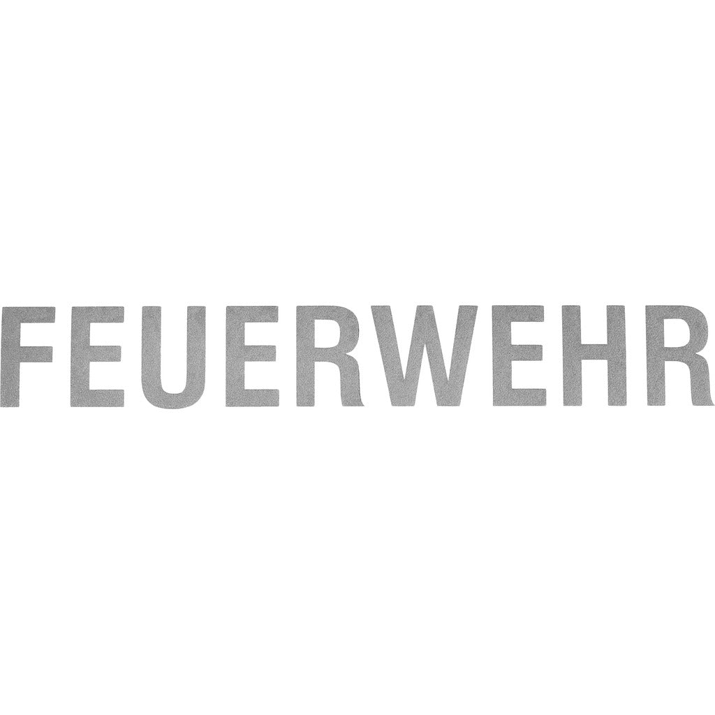 Schriftzug "FEUERWEHR" für HEROS Titan Feuerwehrhelme