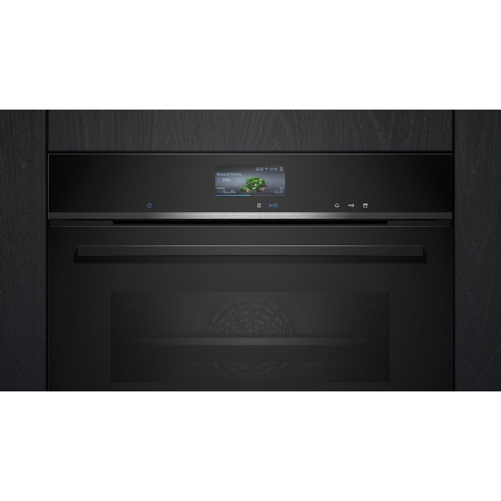 Forno a vapore compatto da incasso iQ700 CS736G1B1