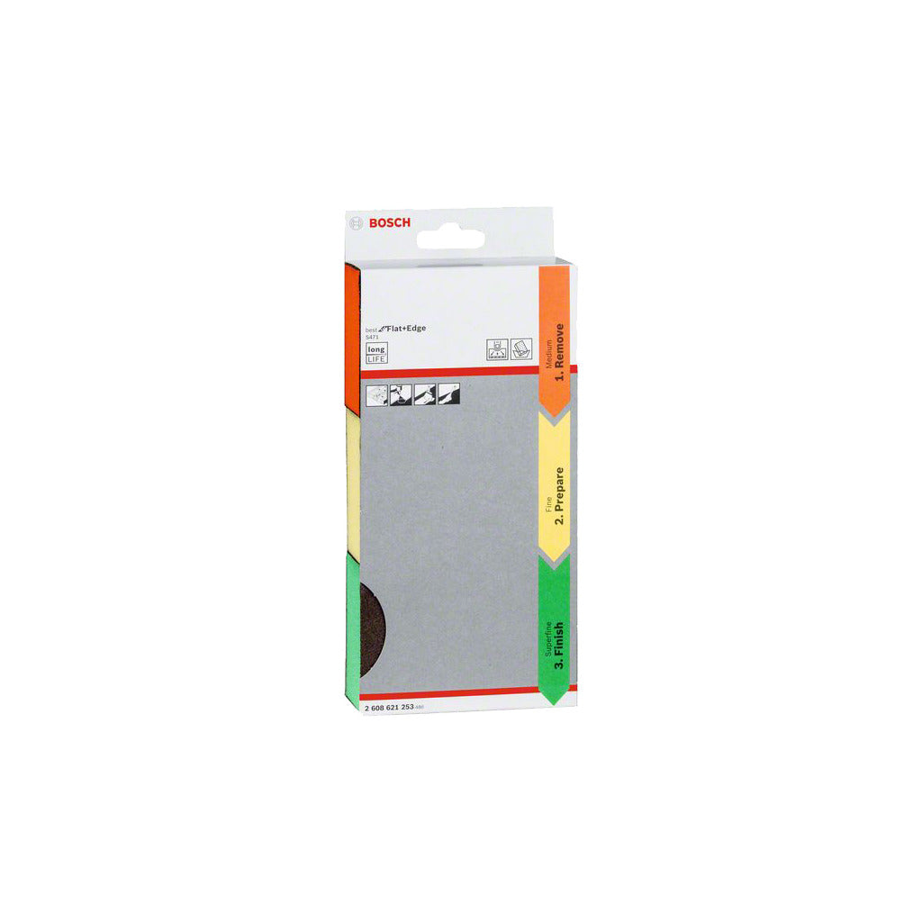 Set di spugne abrasive, ideale per superfici piane e bordi