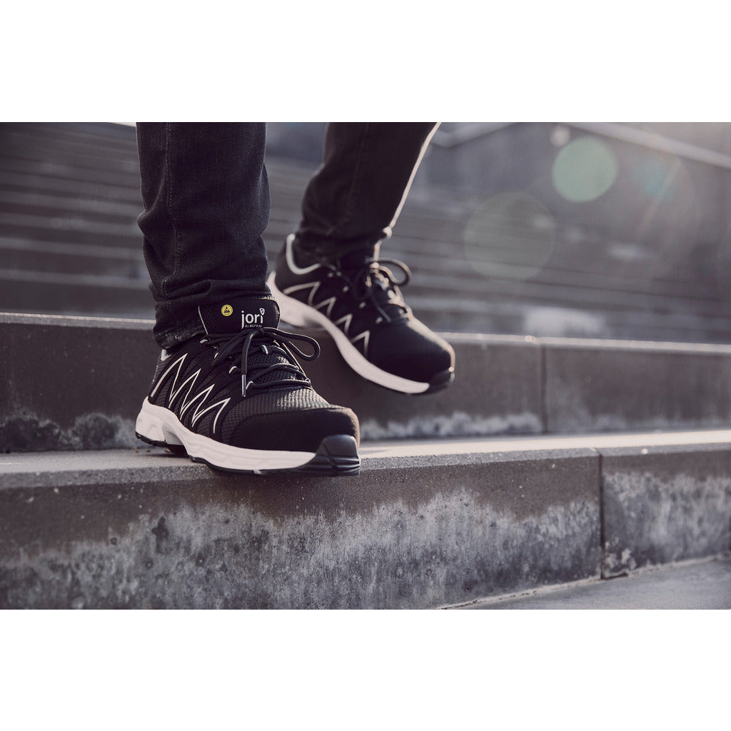 scarpa antinfortunistica jo-SPEEDY nero-argento Low ESD S3