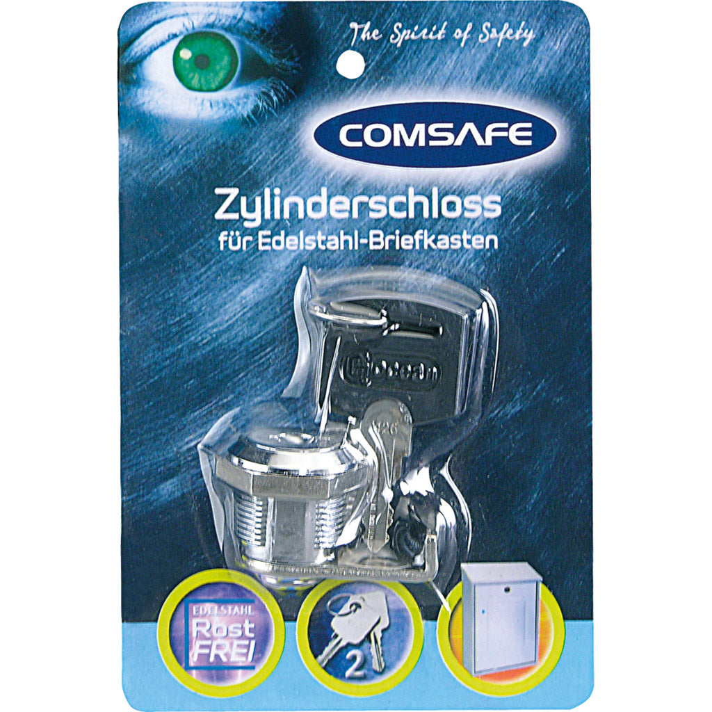 Cylinder lock including 2 keys