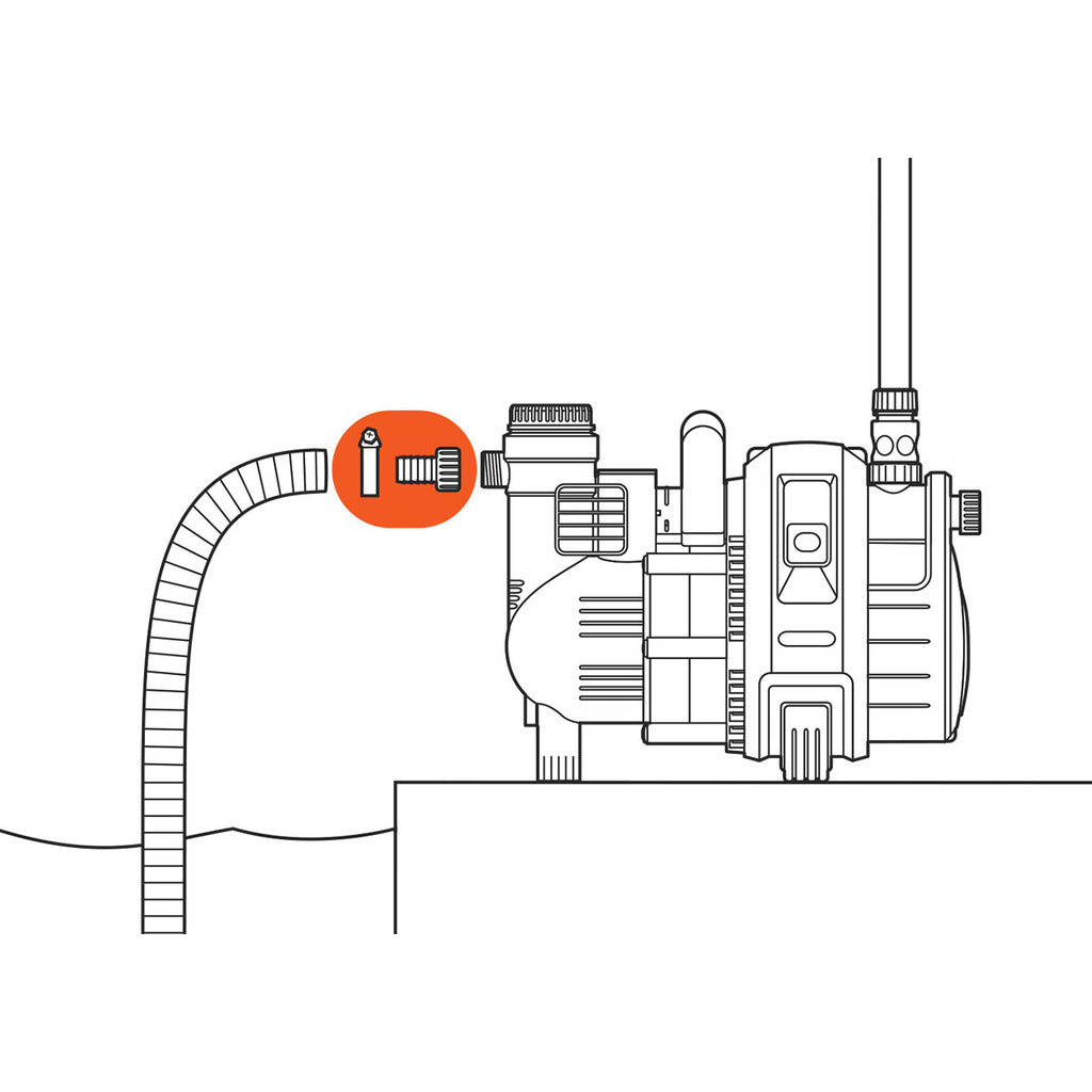 Gardena suction hose connector