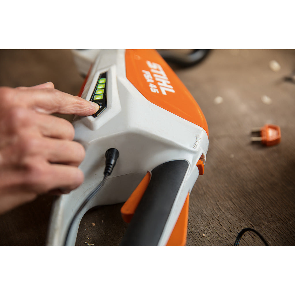 Stihl cordless brush cutter FSA 45 with integrated battery
