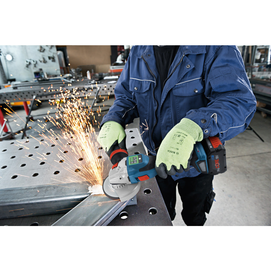BiTurbo cordless angle grinder GWS 18V-15SC