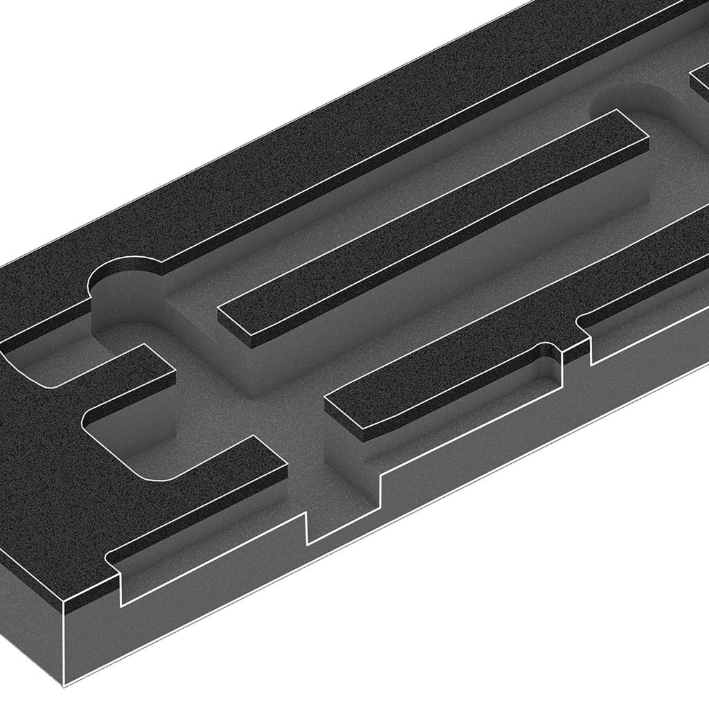 Set di martelli 1 9782 / 6 pezzi / con inserto in schiuma