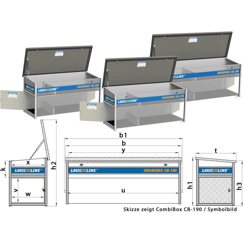 CombiBox ohne Standfüße