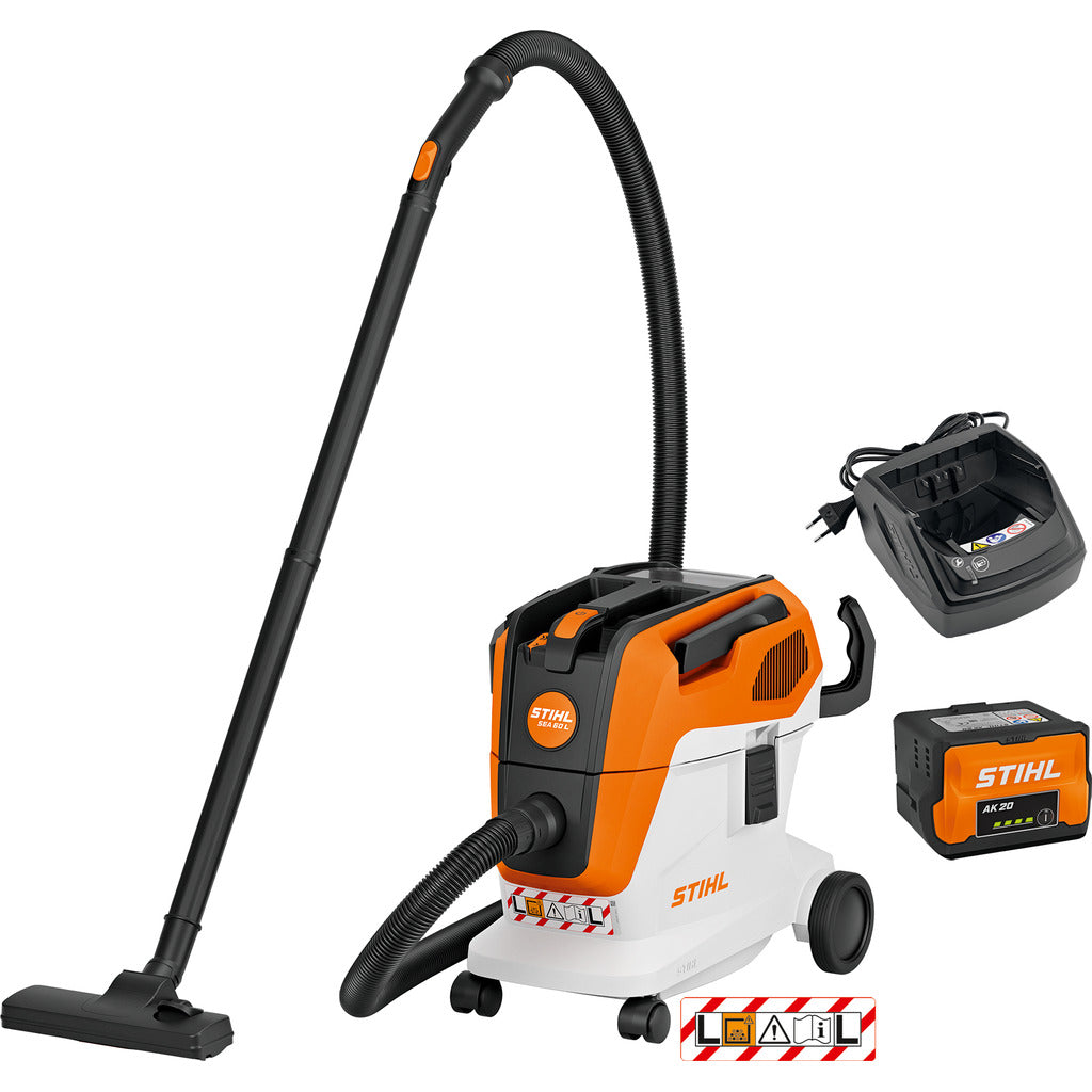 Aspirapolvere a batteria per liquidi e solidi Stihl SEA 60 L / con AK 20 e caricabatterie AL 101