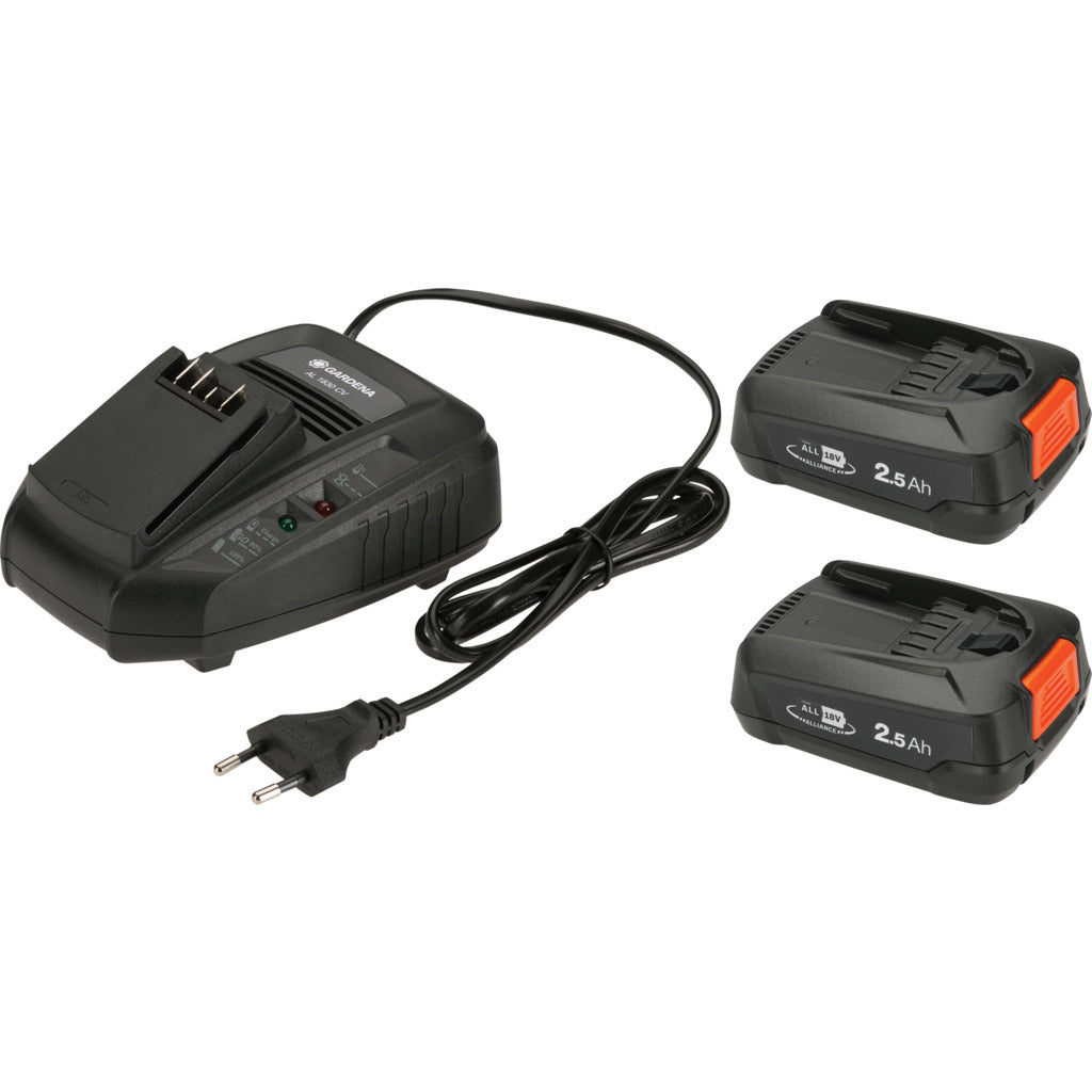 Starter kit P4A 2 x PBA 18V/45 2.5 Ah + AL 1830 CV