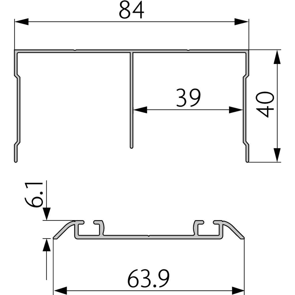 Cruiser 3 Set Führungs- und Laufschiene