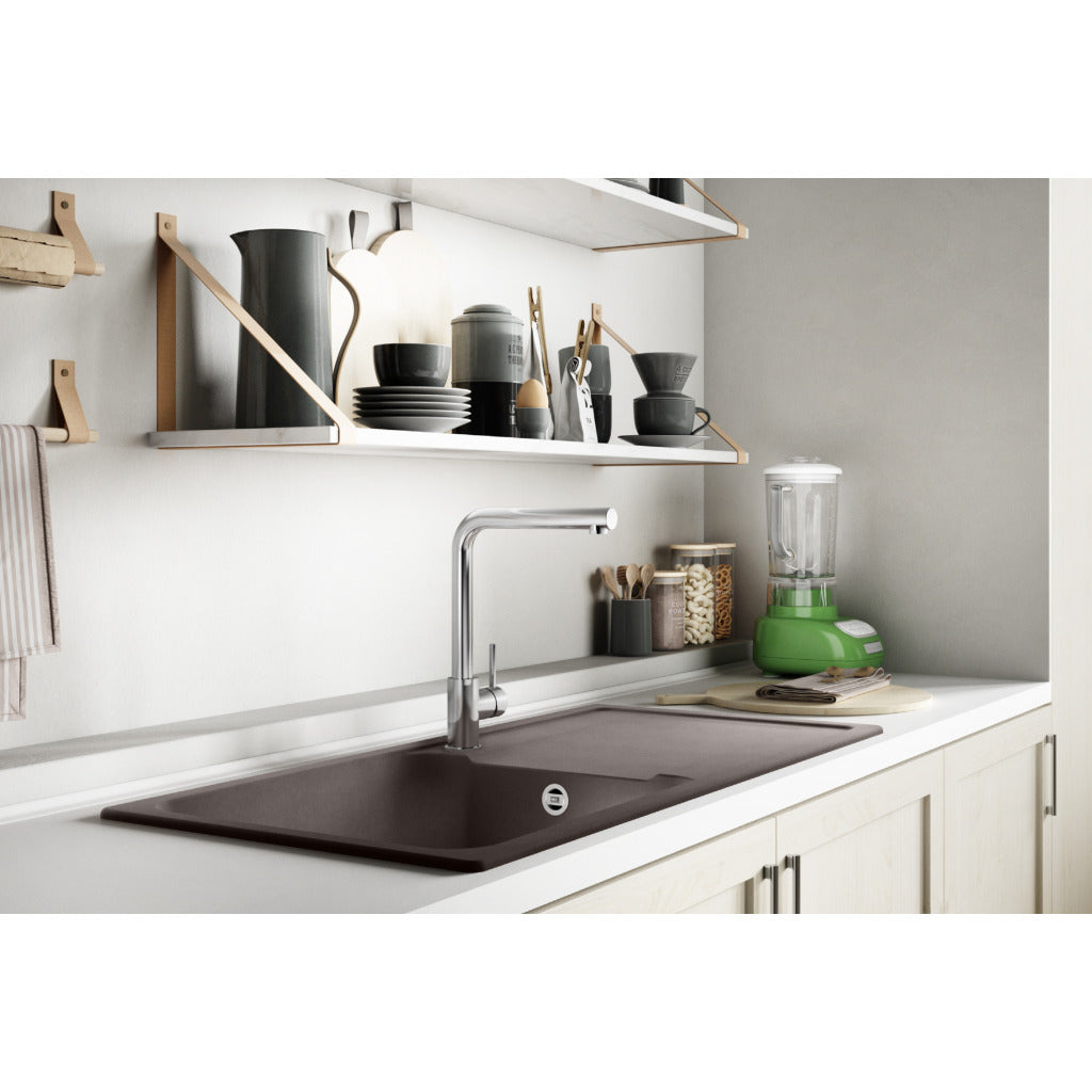 Turn knob set overflow round