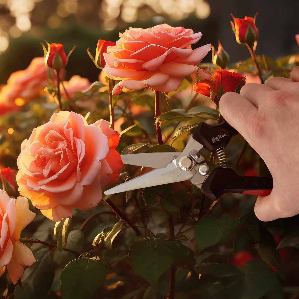 Siwitec garden shears with straight blade SG-12