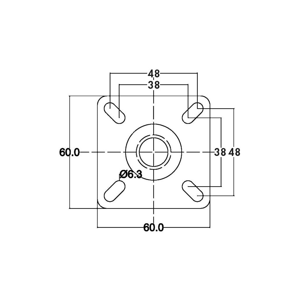 Ruota girevole serie A800