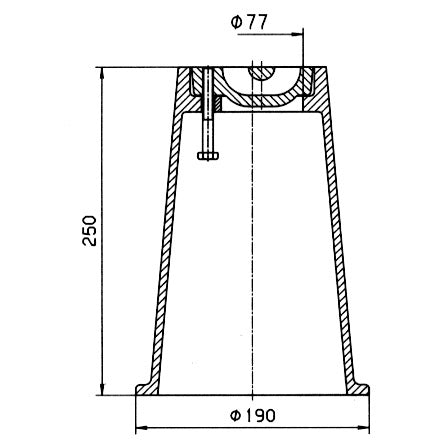Street cap "Rigid" No. 1650 heavy