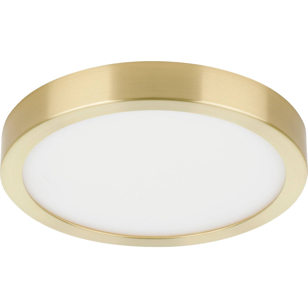 Eglo surface-mounted light FUEVA 5, 210 mm / brushed brass, round