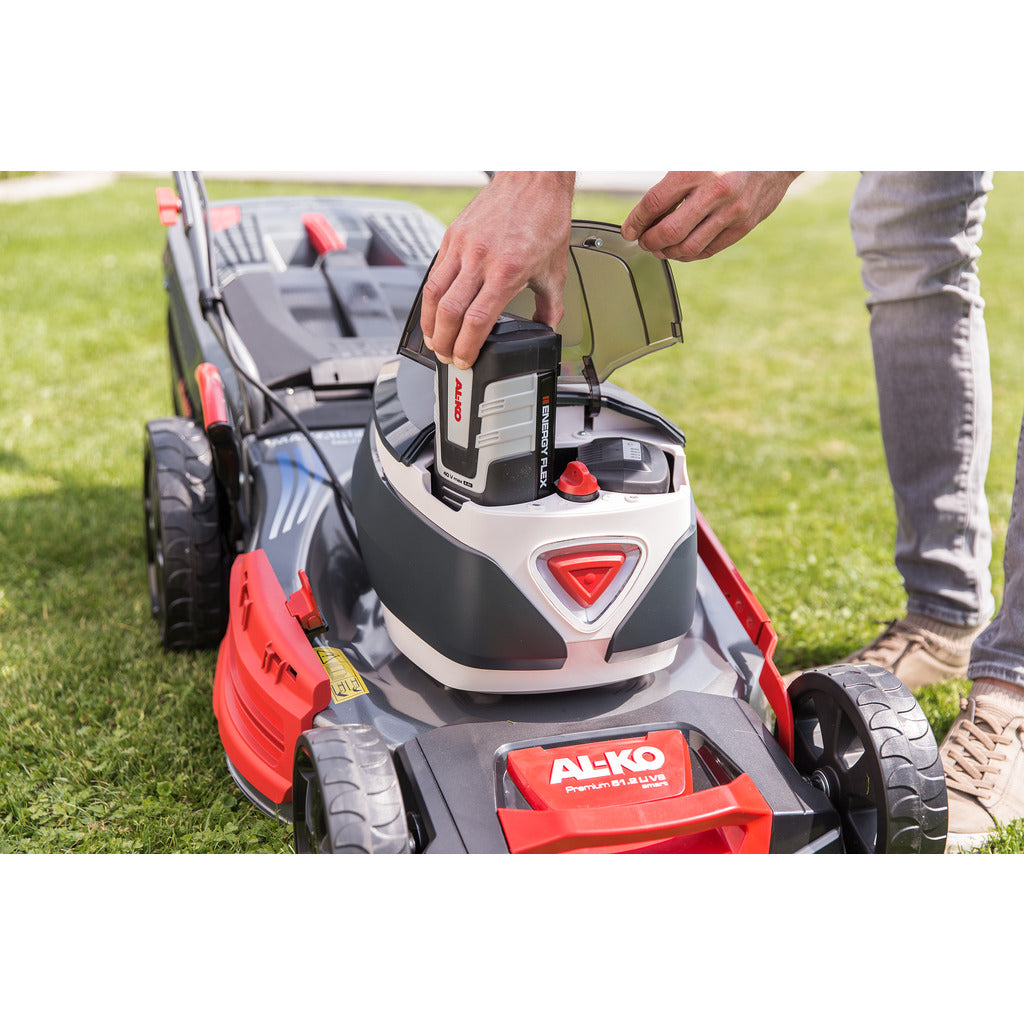 AL-KO cordless lawn mower Premium 512 Li VS-W / with 2 batteries and charger