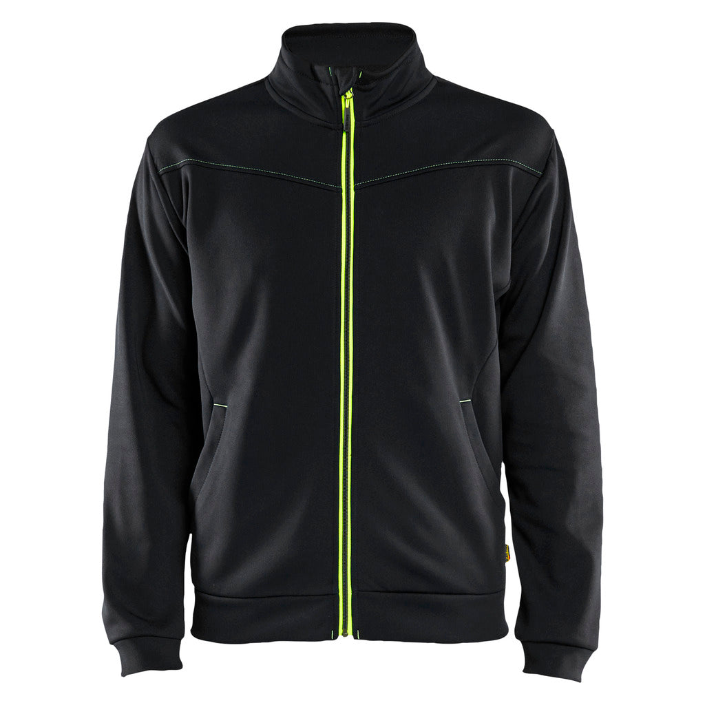 Sweatjacke High Vis mit Zip