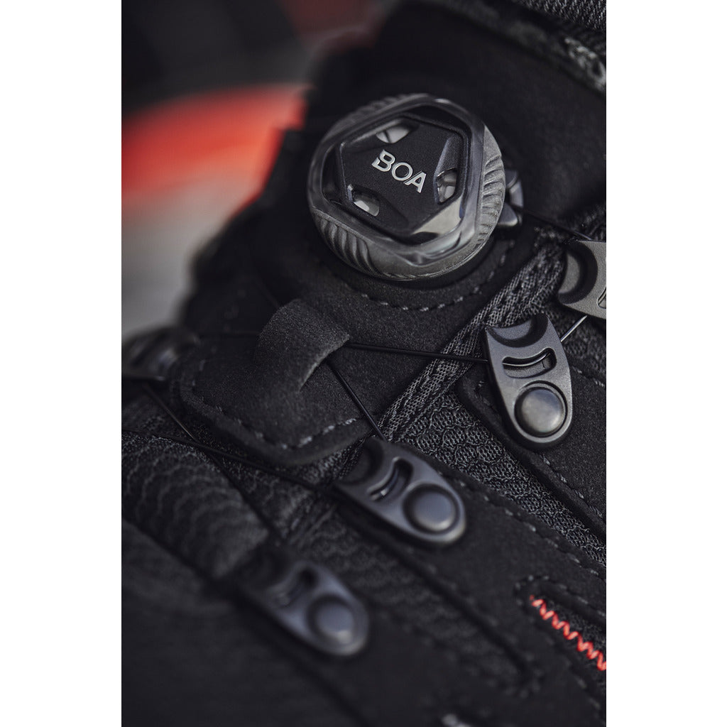 Scarpa antinfortunistica MADDOX BOA nera-rossa Low ESD
