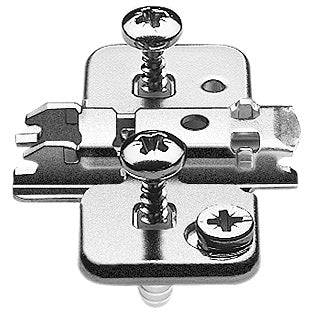 CLIP top Exzenter Kreuzmontageplatte für Zwillingsanschlag