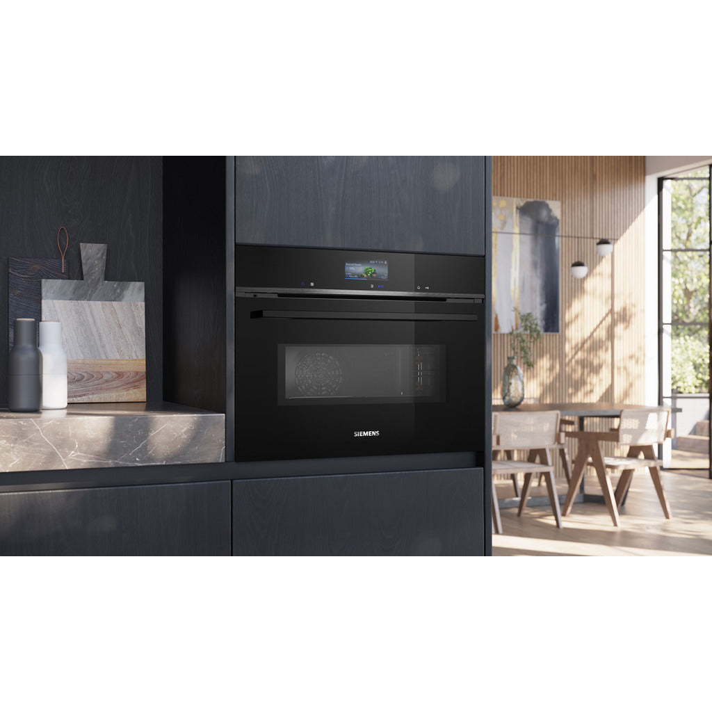Einbau-Kompaktbackofen mit Mikrowelle iQ700 CM776GKB1