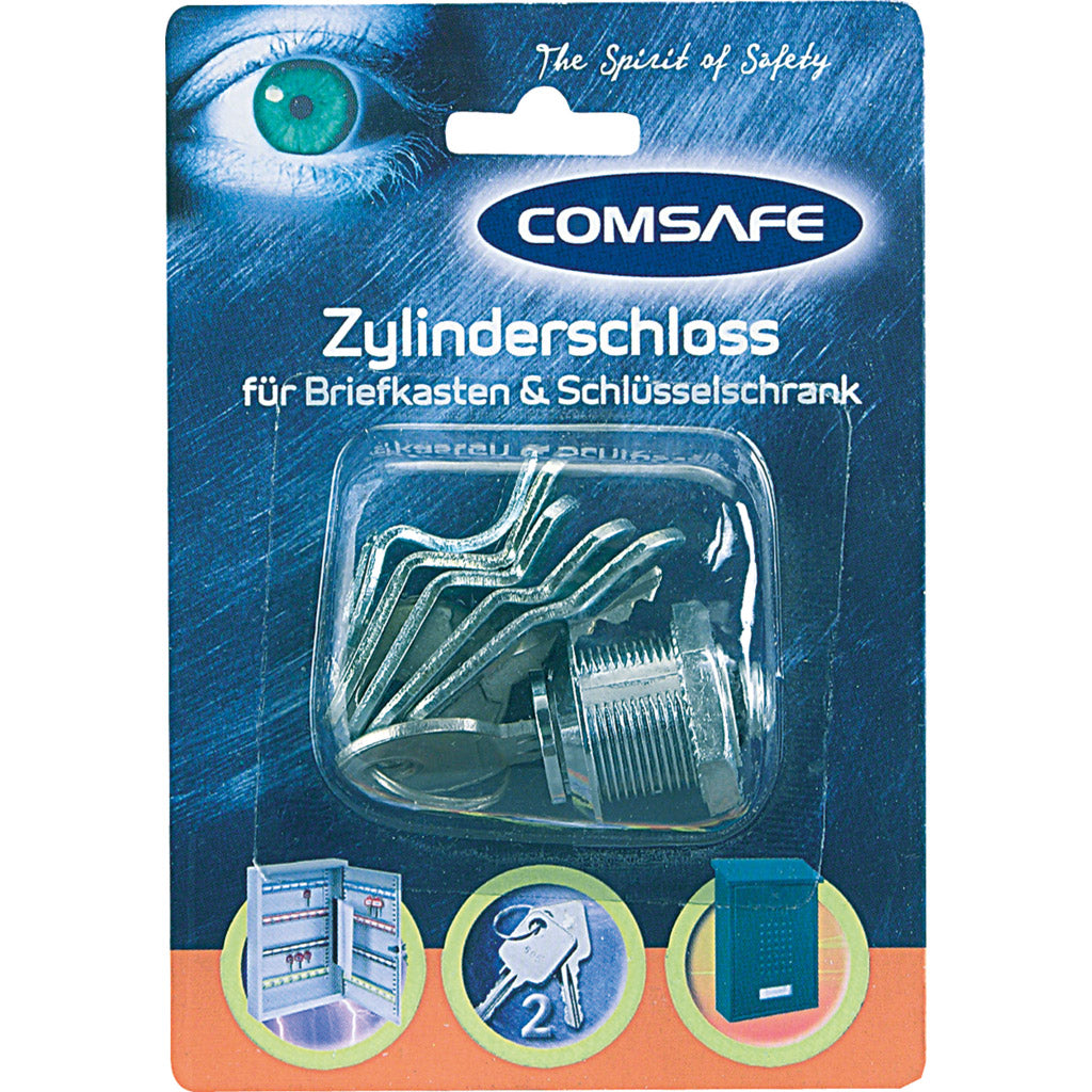 Cylinder lock including 2 keys