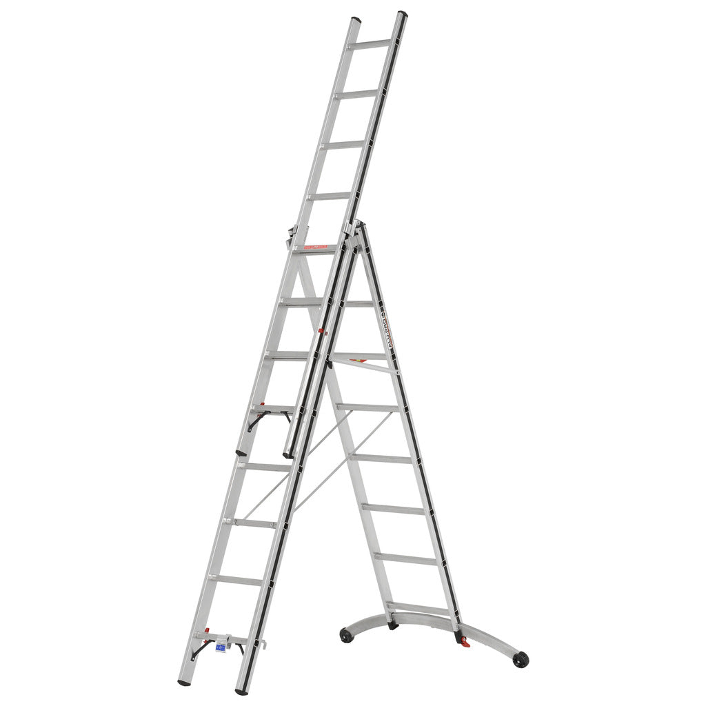 Multi-purpose ladder ALU-PRO 3-part 70247
