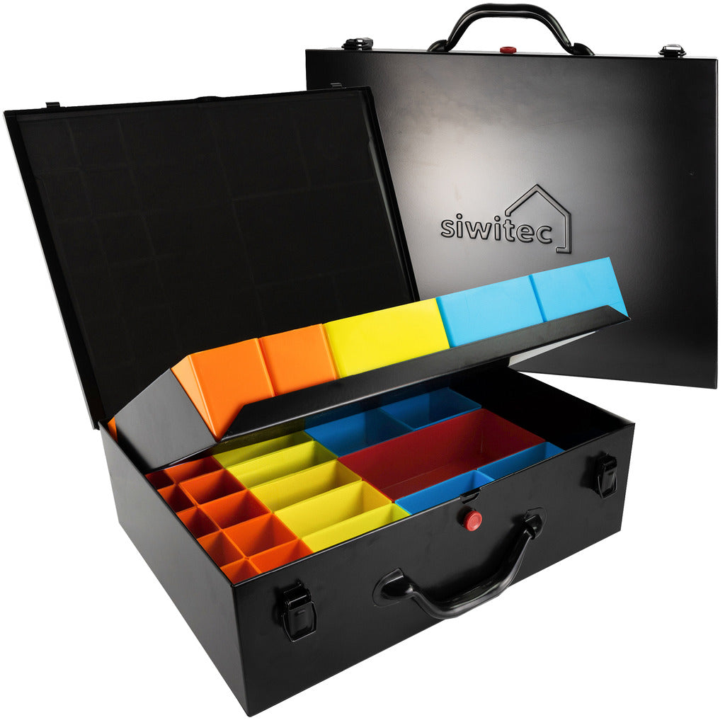 Siwitec Stahlblechkoffer / 46-teilig