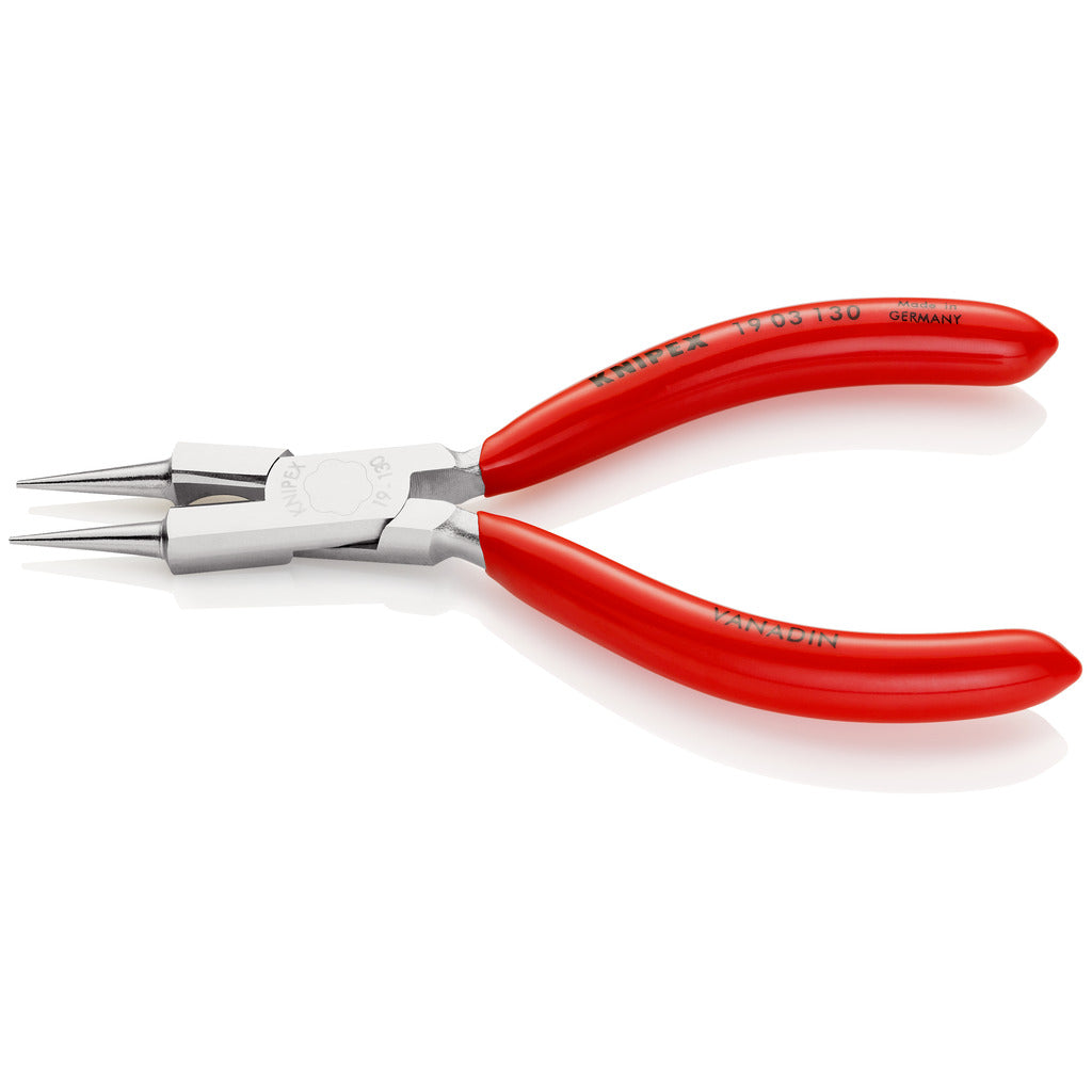 Pinza a becchi tondi Knipex con tagliente / pinza per piegare gioielli
