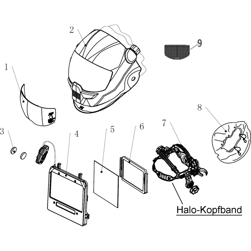 ESAB Halo Headband / Sentinel A60 Air