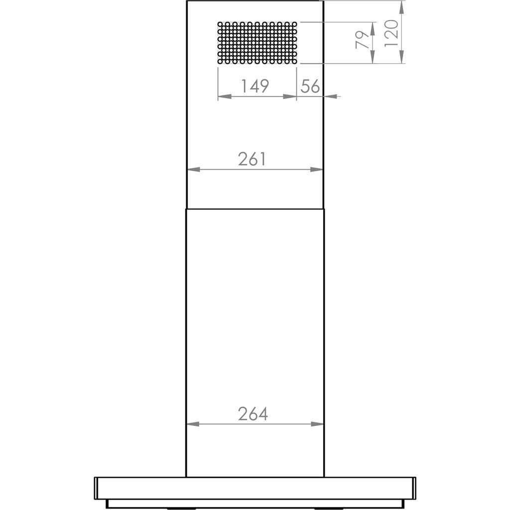 Cappa aspirante a isola IHT943B