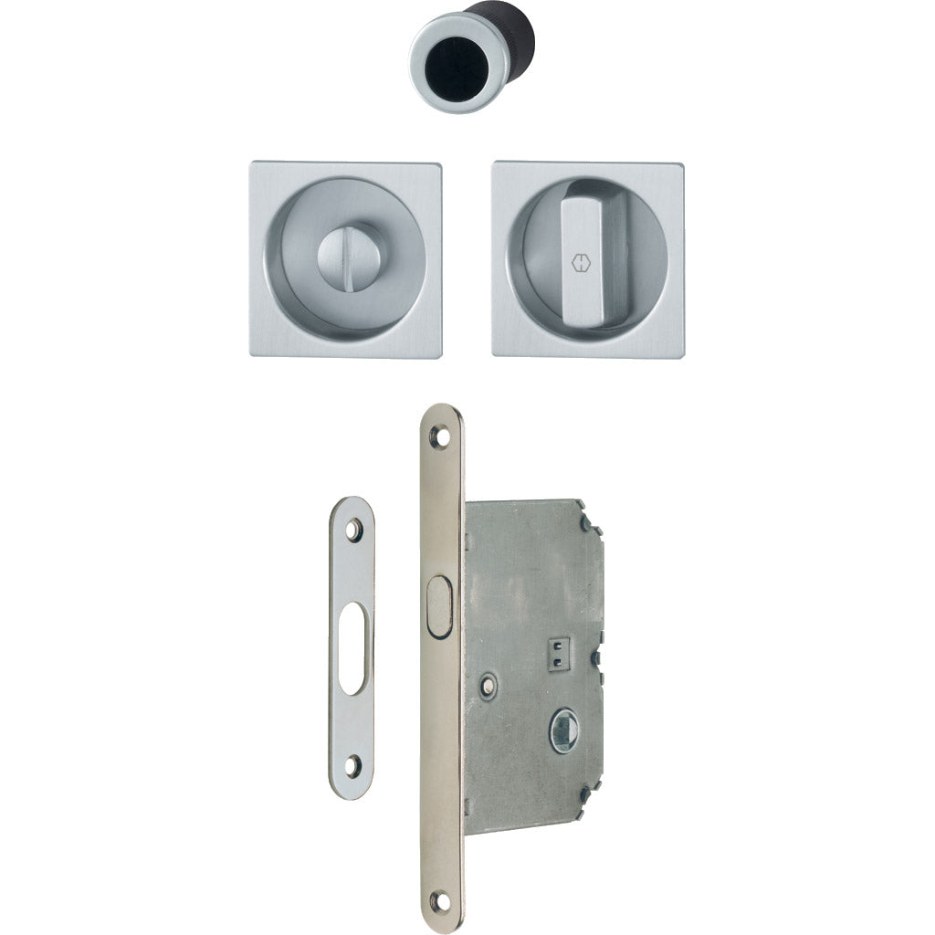 Sliding door handle set 4921-WC