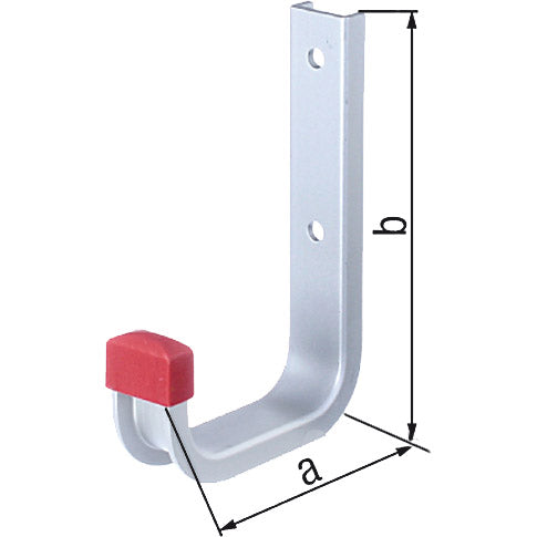 Angled wall hook