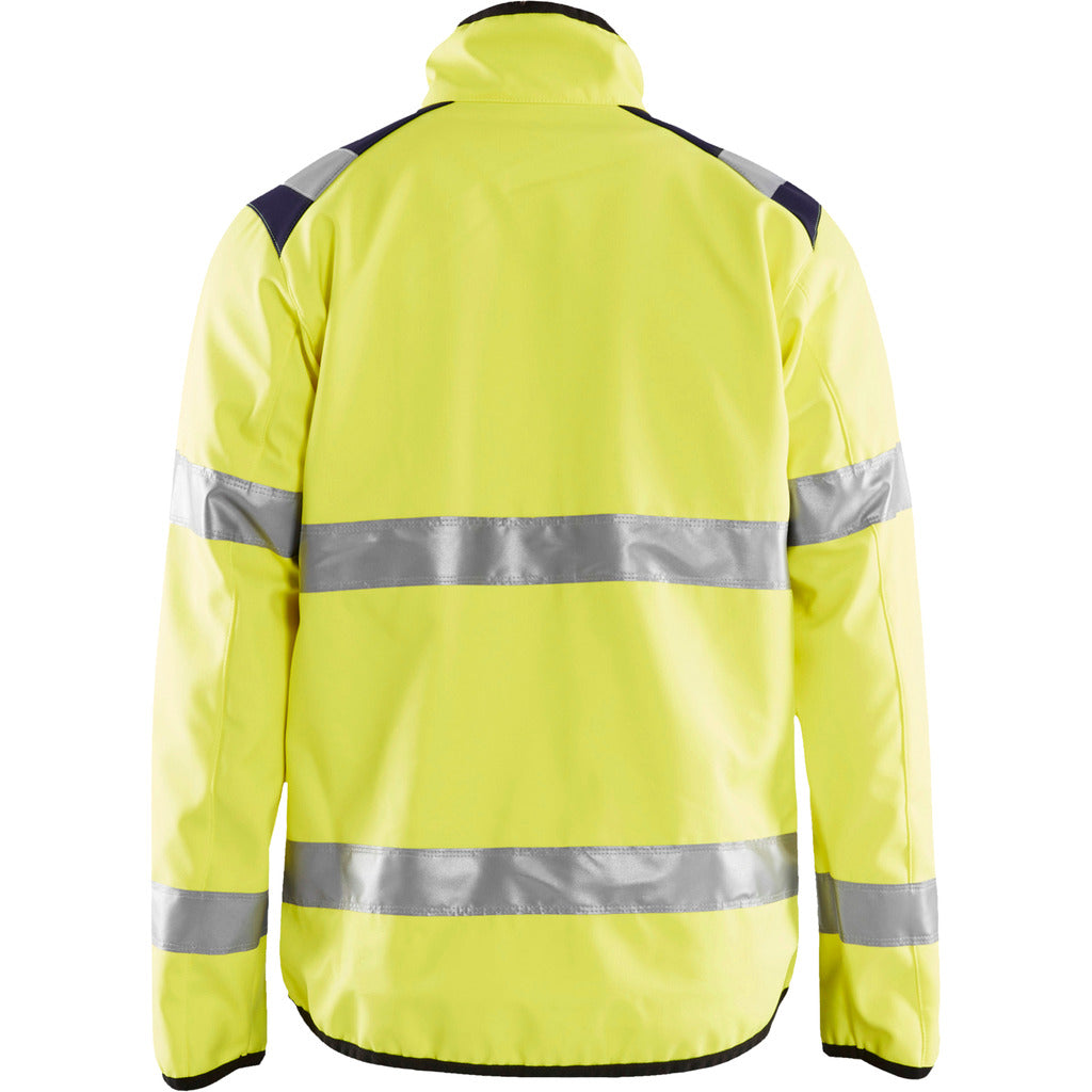 High Vis Softshell Jacke 4877