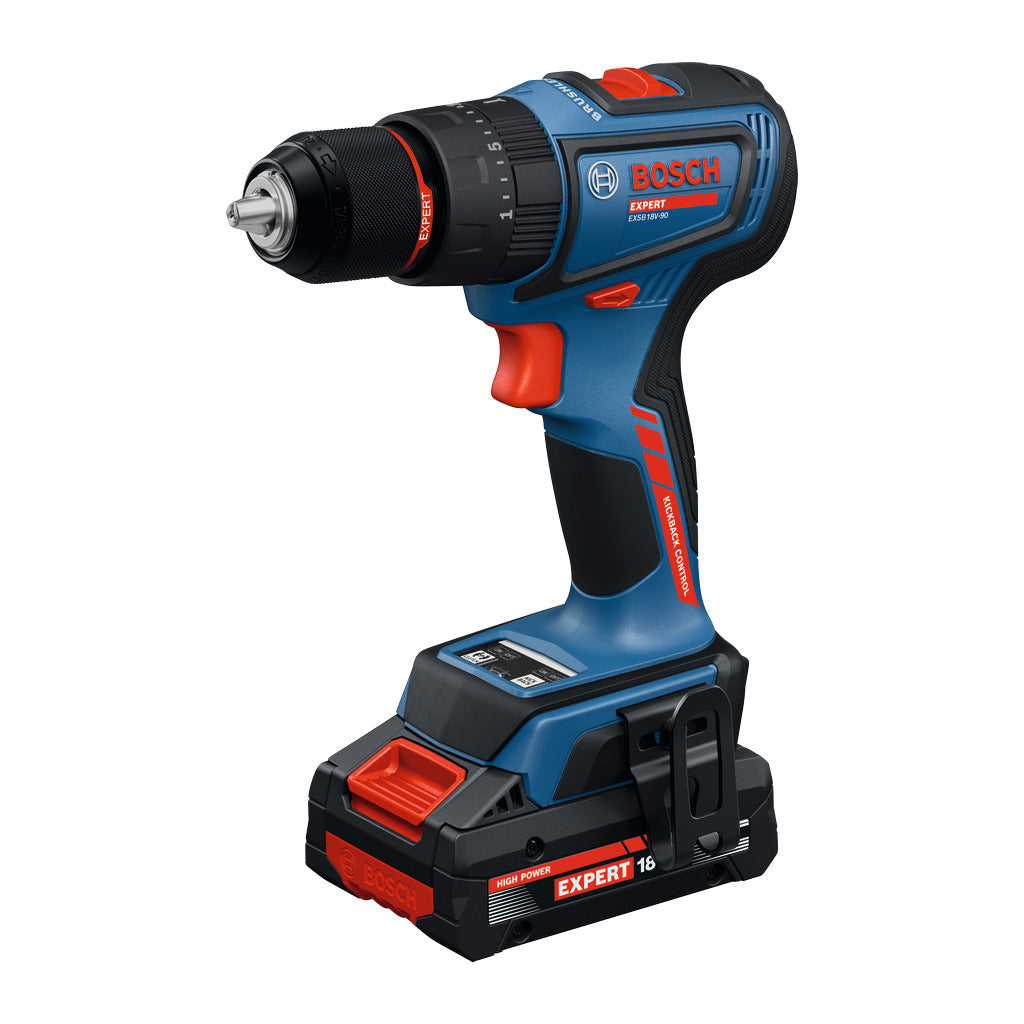 Trapano avvitatore a percussione a batteria EXSB18V-90
