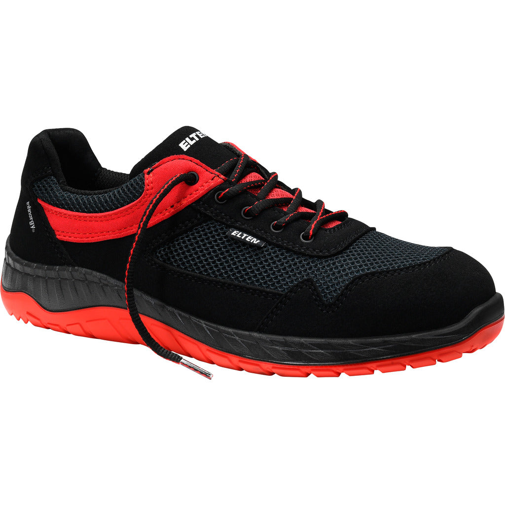 Sicherheitshalbschuh MADDOX black-red Low ESD S3